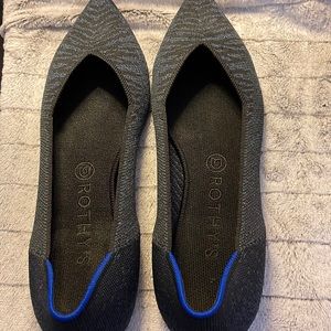 Rothys sz 10.5 Midnight Metallic